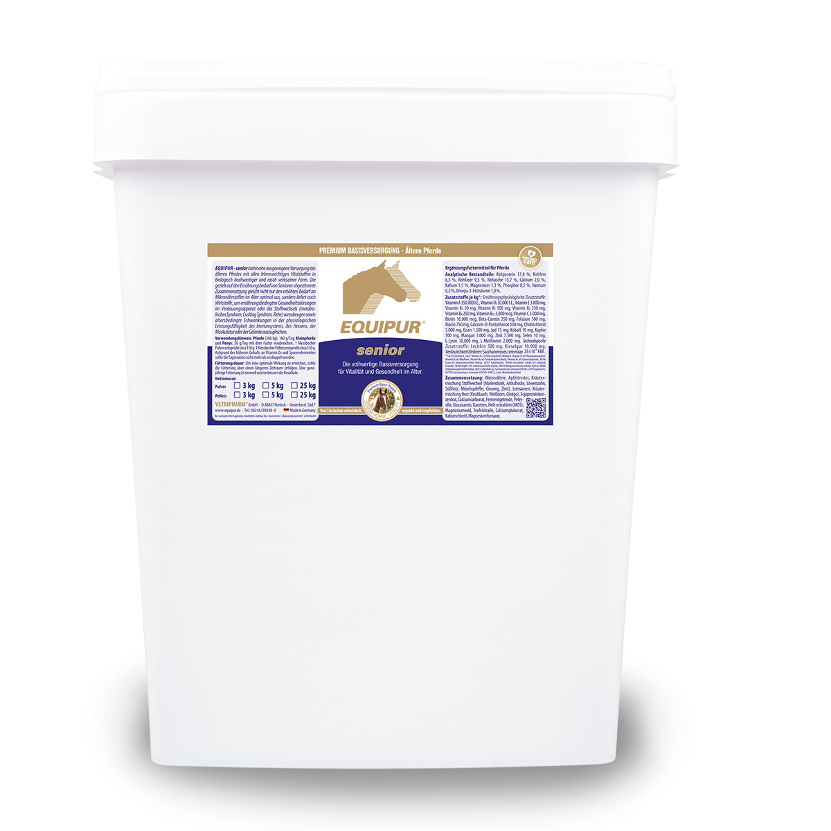 Equipur - senior 25kg, Pellets