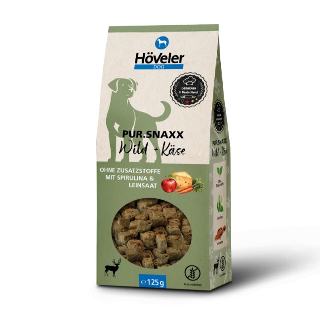 Höveler DOG PUR.SNAXX Wild + Käse