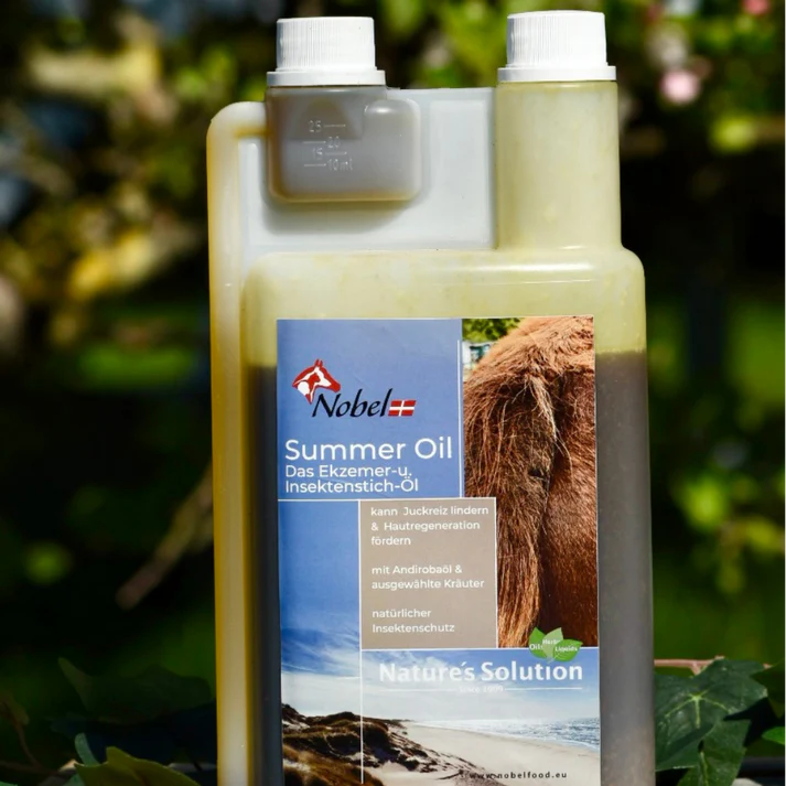 Nobel SUMMER OIL - Kräuteröl bei Ekzemer u. Insektenstichen, 1 Liter